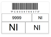 Medical records label - Northern Ireland